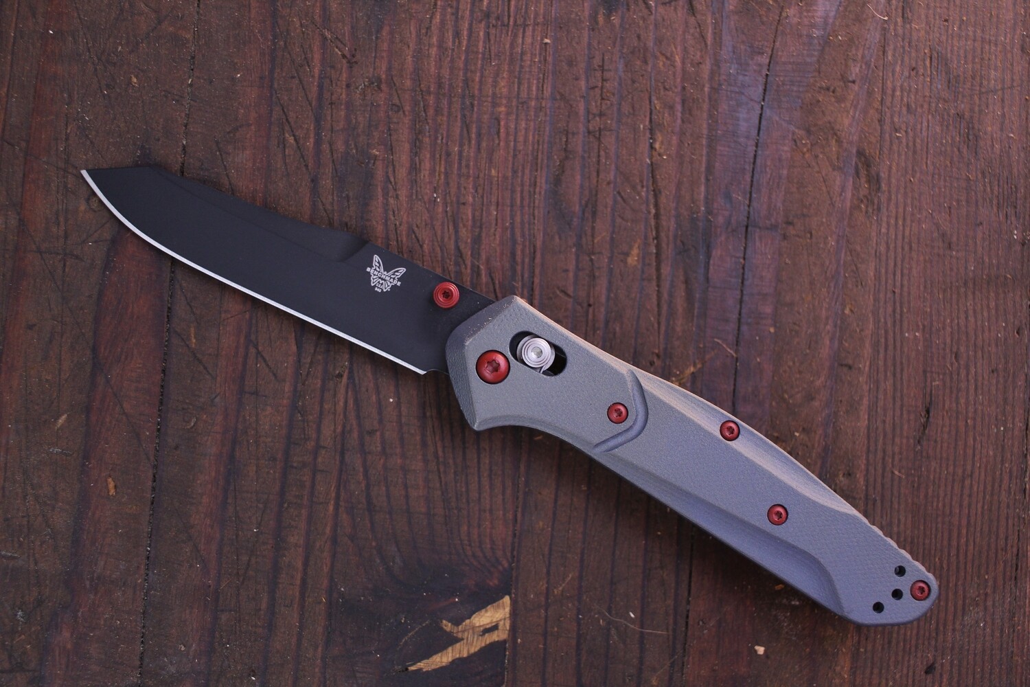Benchmade Osborne 3.4&quot; AXIS Lock Folder/ Northern Lights Cerakote G-10 / Black S30V ( Pre Owned )