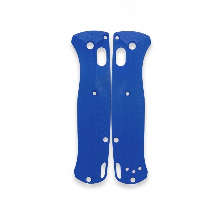 Flytanium Benchmade Mini Bugout Crossfade Blue G-10 Scales