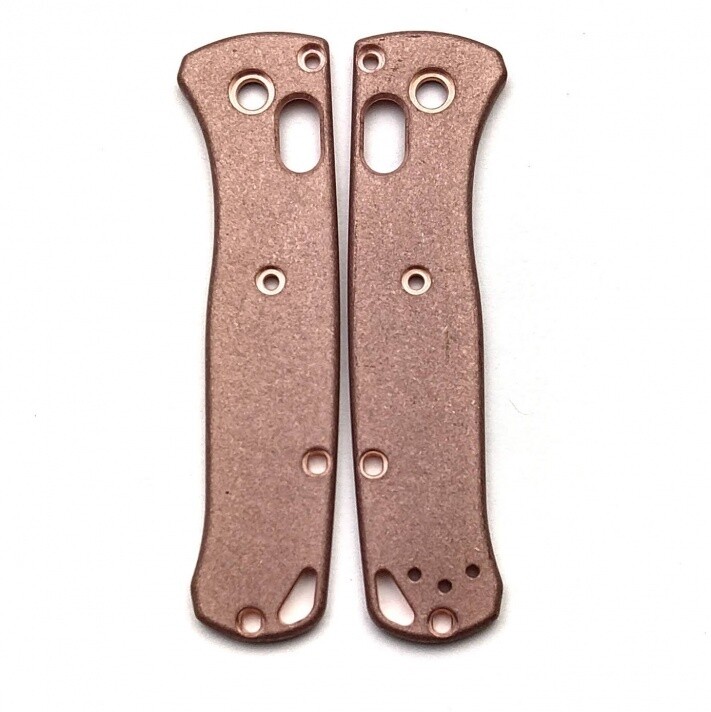 Flytanium Benchmade Mini Bugout Stonewash Copper Scales