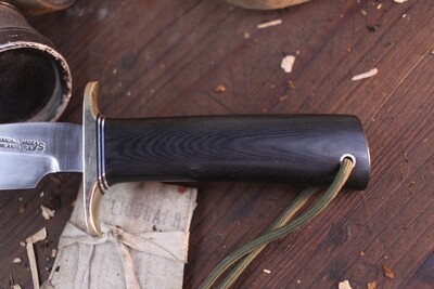 Randall Made Model 6-9 Filet 9" Fixed Blade Knife / Black Micarta / Stainless ( Pre Owned )