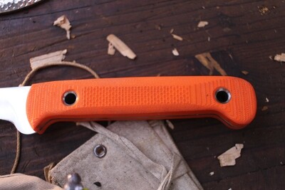 3DK Fisher 8" Fillet Knife,  Orange G-10