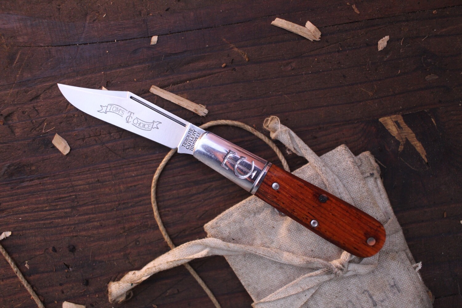 Great Eastern Cutlery Charlie Campagna Special 2.33&quot; Slipjoint Folder / Cocobolo / Satin Clip Point 1095 ( Pre Owned )