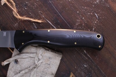Isley Blades 8" Fillet / Black Micarta / Satin 14C28N