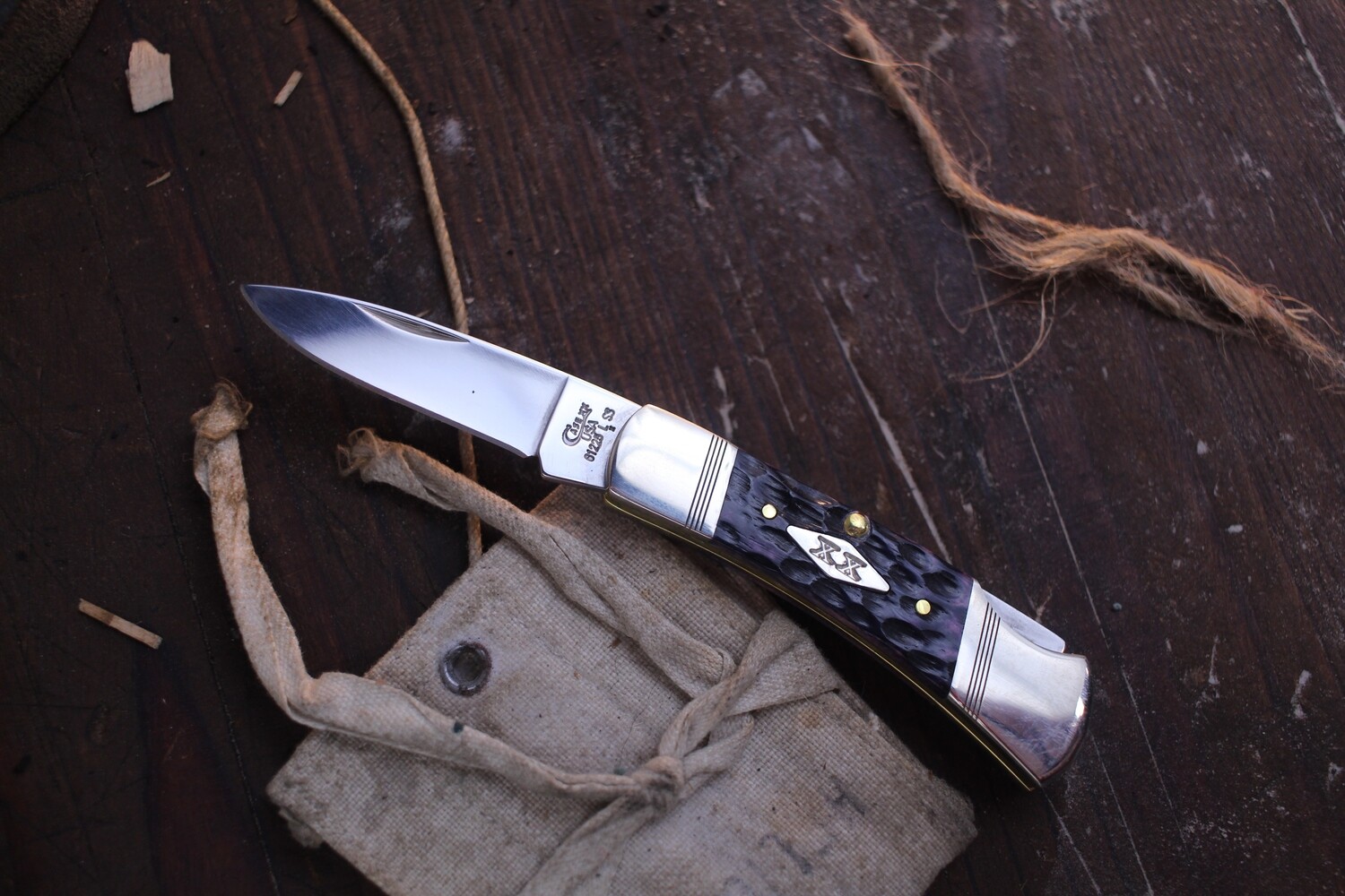 Case Lockback 2.25&quot; Folder / Purple Jigged Bone / Polished TruSharp ( Discontinued )