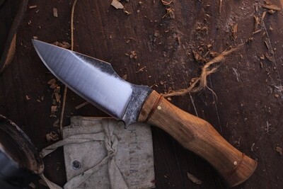 Barrett Knives Ranger 4” Spearpoint Hunter / Maple / Forge Finish 1095 Barrett Knives Ranger 4” Spearpoint Hunter / Maple / Forge Finish 1095