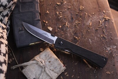 Emerson Yangtze Jack 3.3" Folding Knife / Black G10 / Satin 154CM ( Pre Owned )