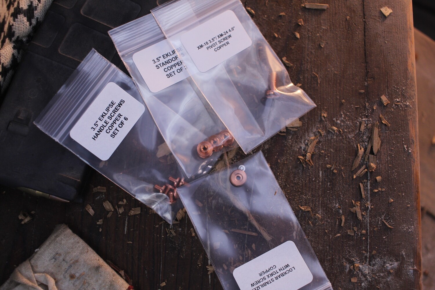 Hinderer Knives Eklipse Complete Hardware Kit / Copper