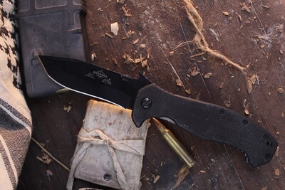 Emerson CQC-15 3.9" Folding Knife / Black G10 / Satin 154CM ( Pre Owned )