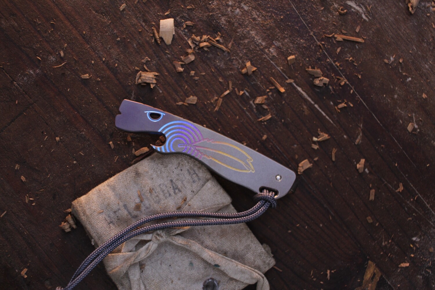 LynchNW V2.5 All Access Titanium Prybar, Makers Choice Anodized Stonewash ( Pre Owned )