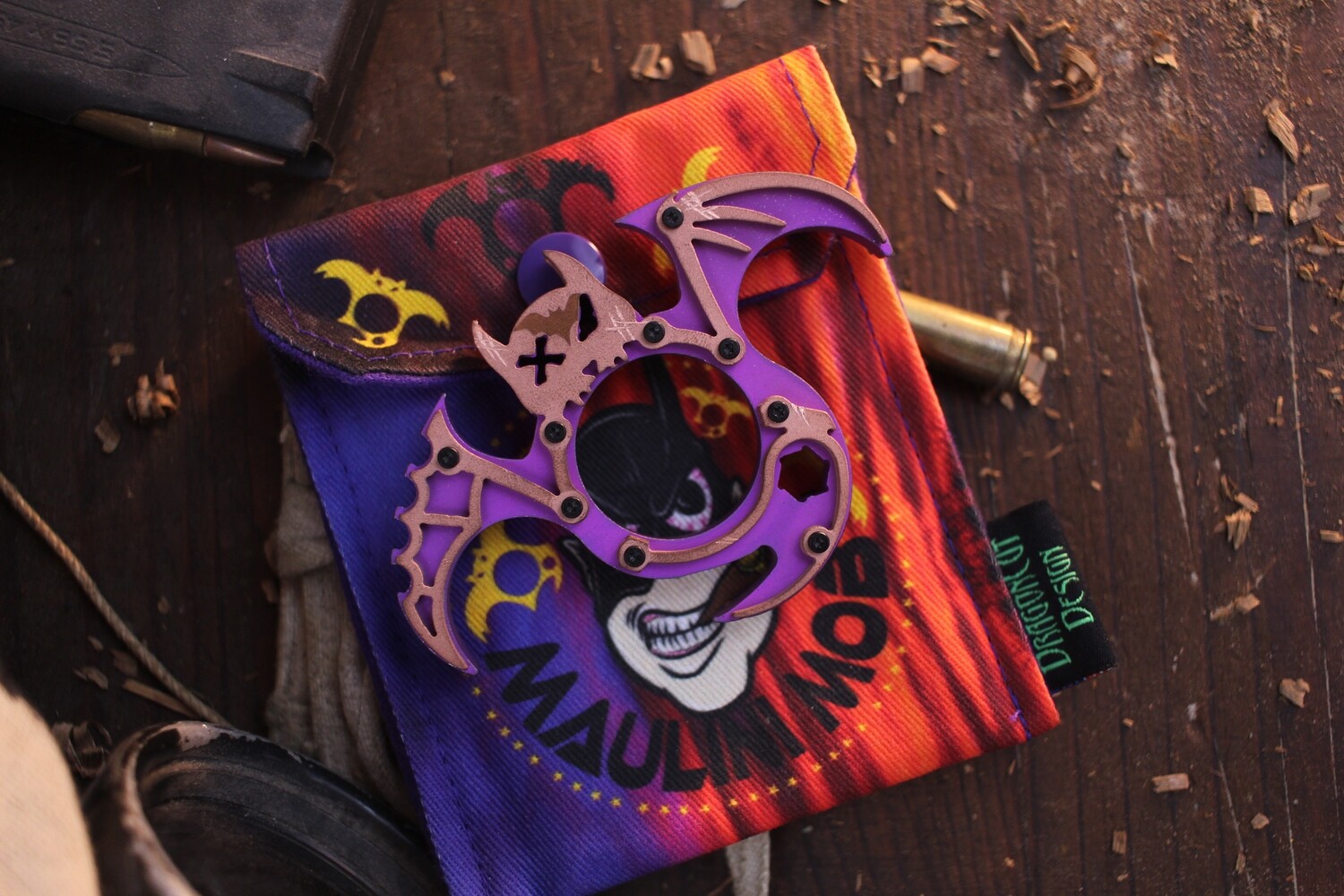Maulini Mob Custom Raider Multi-tool / Ti &amp; Copper / Purple / Scarface ( Pre Owned )