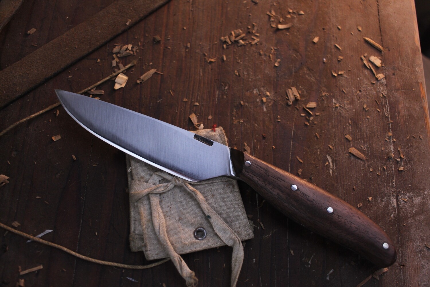 Mark Couch 4” All Purpose Utility /  Walnut / Forged Satin 52100