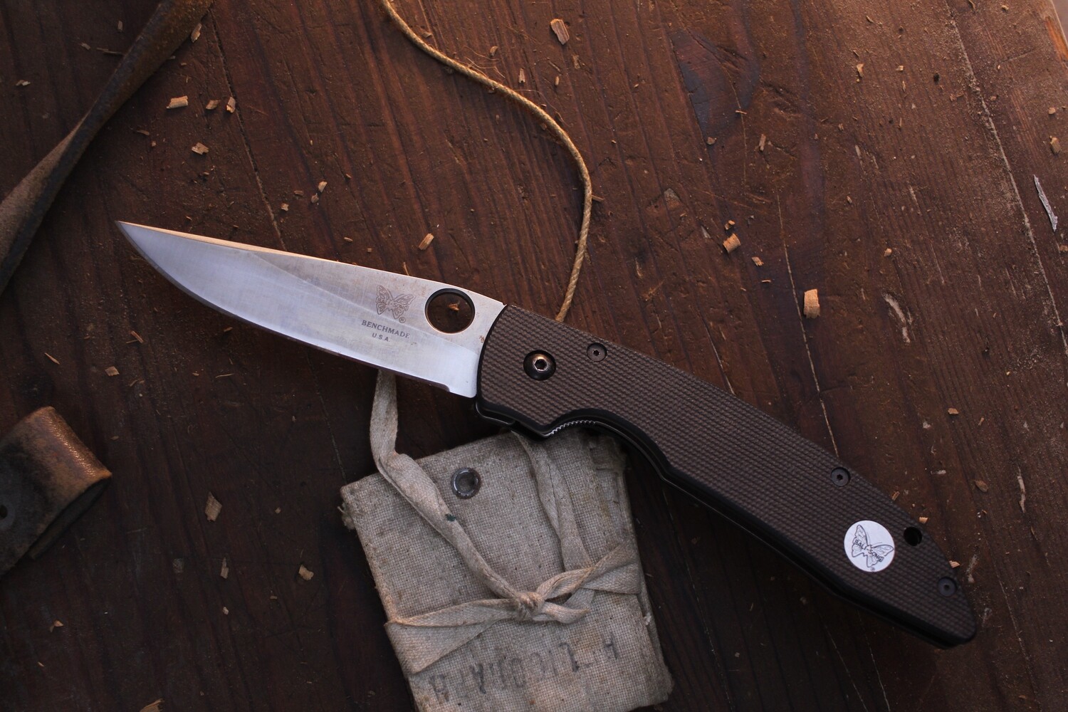 Benchmade Classic AFCK 4&quot; Folding Knife / Black G10 / Satin ATS-34 ( Pre Owned )