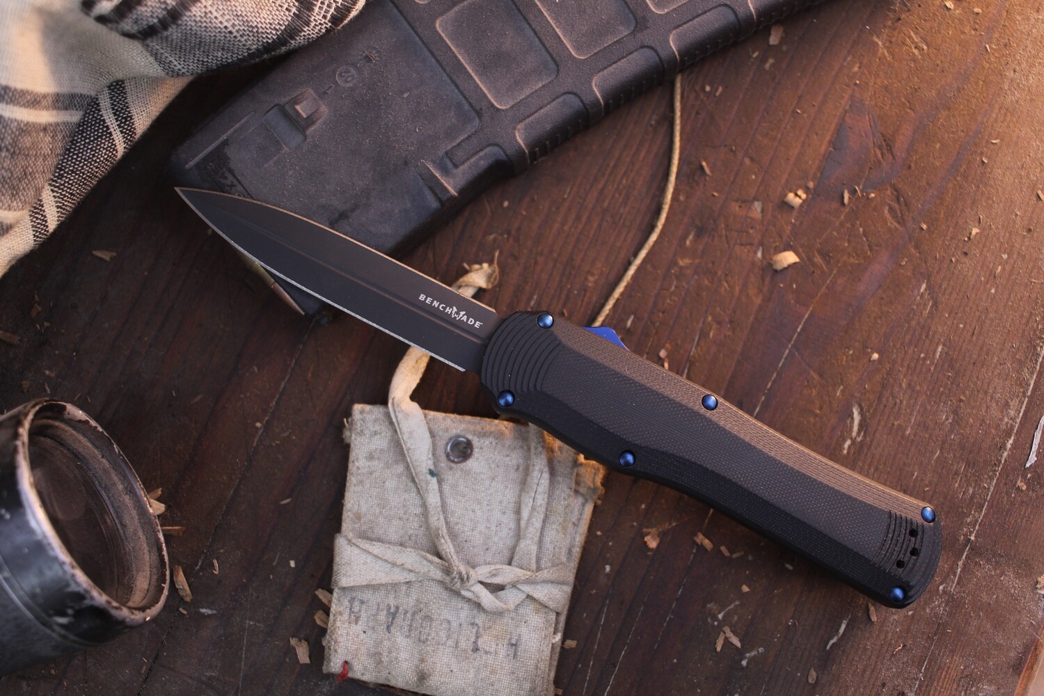 Benchmade Autocrat 3.71&quot; D/A OTF Auto / Black G-10 / Black S30V ( Pre Owned )