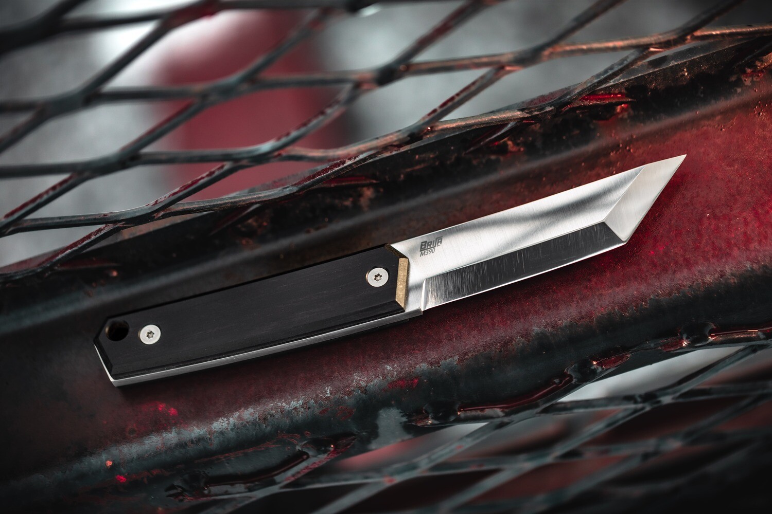 Brisa EnZO Kwaiken 90 3.54&quot; Fixed Blade / Ebony / Satin M390