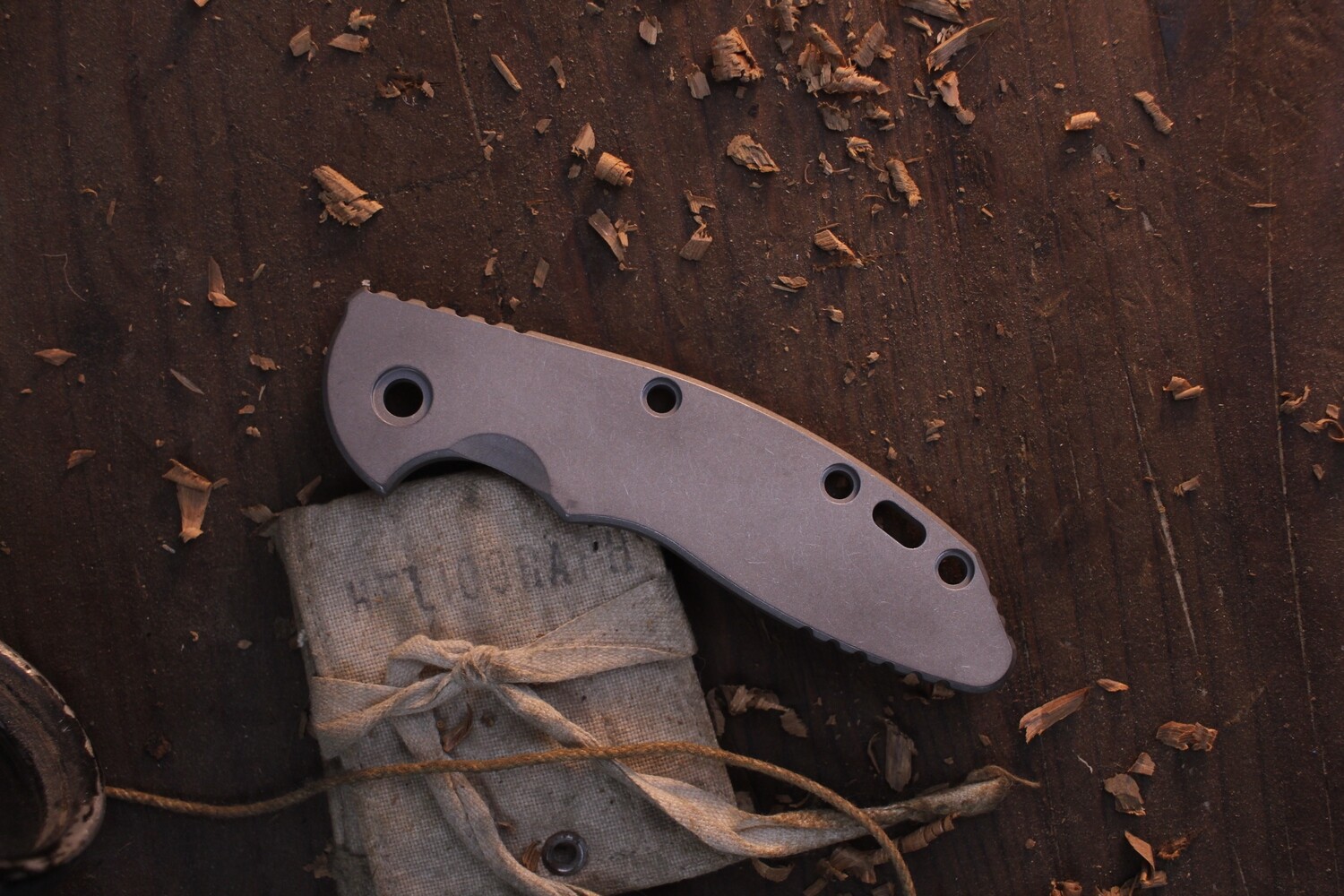 Hinderer XM-18 3.5&quot; Titanium Scale / Smooth / Working FInish