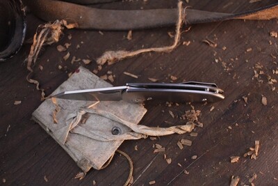TRM Nerd 2.2" Folding Knife / Titanium / Stonewashed 20CV ( Pre Owned )