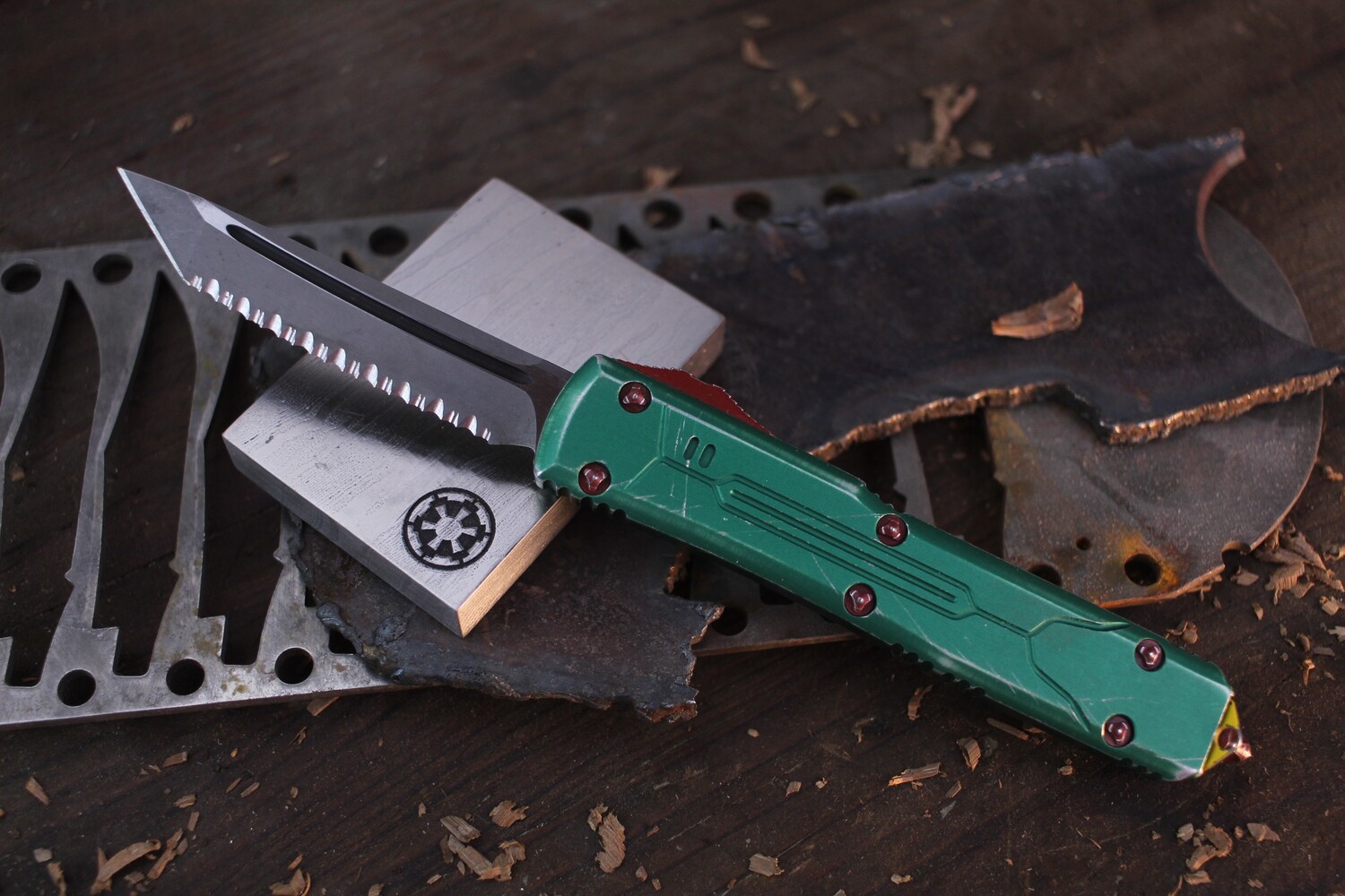 Mandolorian Homage - Large Beskar Ingot / 11.6 Oz. Damascus