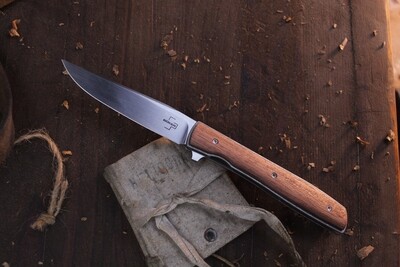 Boker Plus Urban Trapper 42 3.4" Flipjoint Flipper  / Cocobolo / Satin VG-10 ( Discontinued )