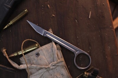 Bastinelli Picoeur 1.5" Fighting Scalpel / Stonewashed N690 ( Pre Owned )