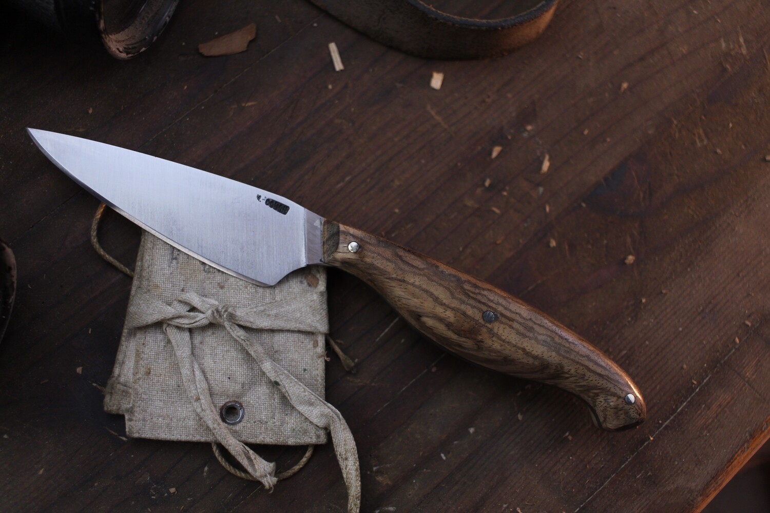 Mark Couch Large 4” Utility / Zebra Wood / Satin 52100