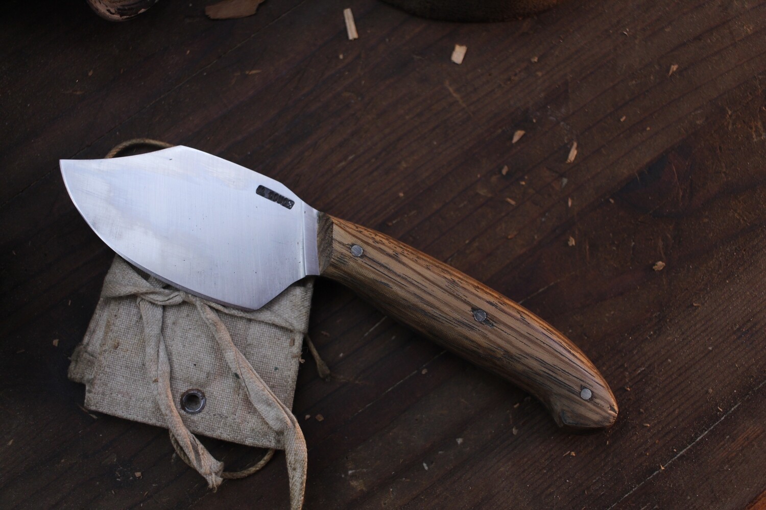 Mark Couch Medium  3” Moose Skinner / Zebra Wood / Satin 52100