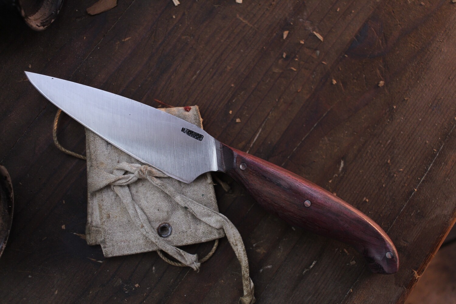 Mark Couch Large 4” Utility / Purple Heartwood / Satin 52100