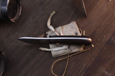 Highlands Forge 2.5" Pocket Skinner / Wenge / Satin Forged 1095