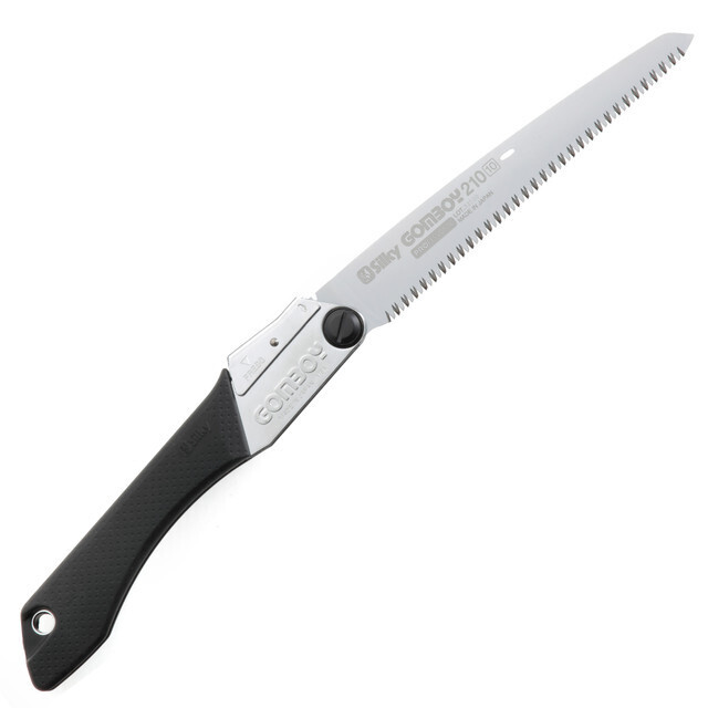Silky Gomboy Proffesional 8.3&quot; Folding Saw 121-24 / Medium Tooth / Black