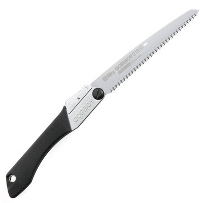 Silky Gomboy Proffesional 8.3" Folding Saw 121-24 / Medium Tooth / Black
