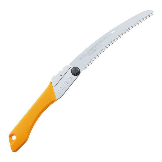 Silky Gomboy Curve 9.5&quot; Folding Saw 717-24 / Large Tooth / Orange