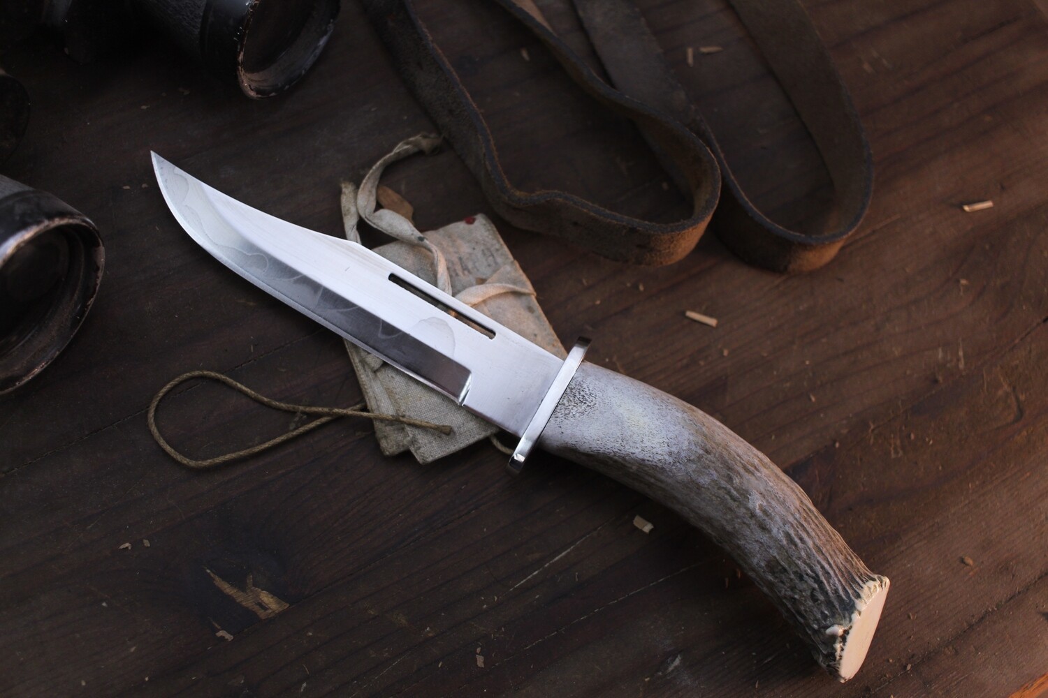 Silver Stag SSB10 5.25&quot; Bowie / Stag Horn / D2 San Mai ( Pre Owned )