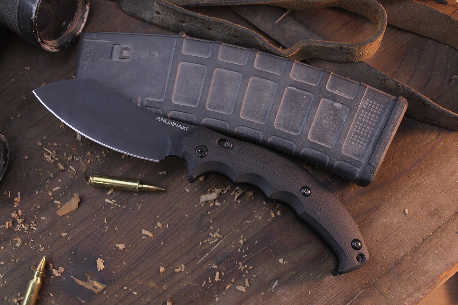 Fox Knives Anunnaki 4.5&quot; Folding Knife / Black G10 / Black N690 ( Pre Owned )