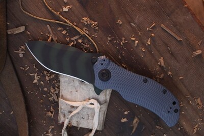Zero Tolerance 0300 3.75&quot; A/O Flipper / Northern Lights Cerakote G-10 / Jungle Tiger Stripe S30V ( Pre Owned )