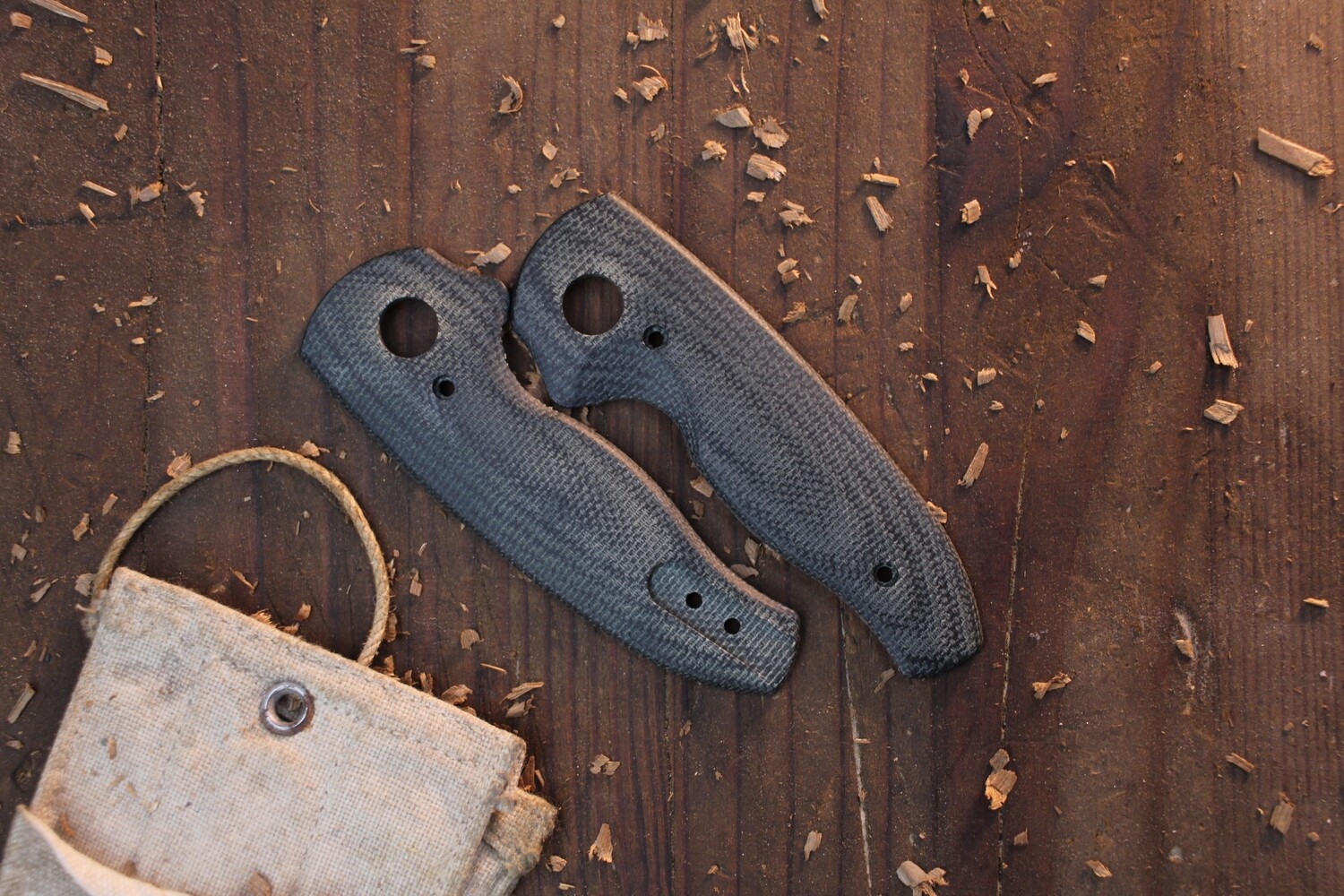Three Rivers Manufacturing Green Micarta Nerd Scales ( Pre Owned )