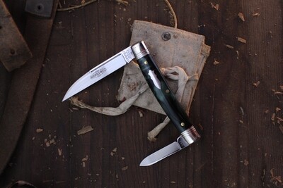 Great Eastern Northfield UN-X-LD #13 Clerk Slipjoint Folder / Humming Bird Acrylic / Satin 1095 ( Pre Owned )