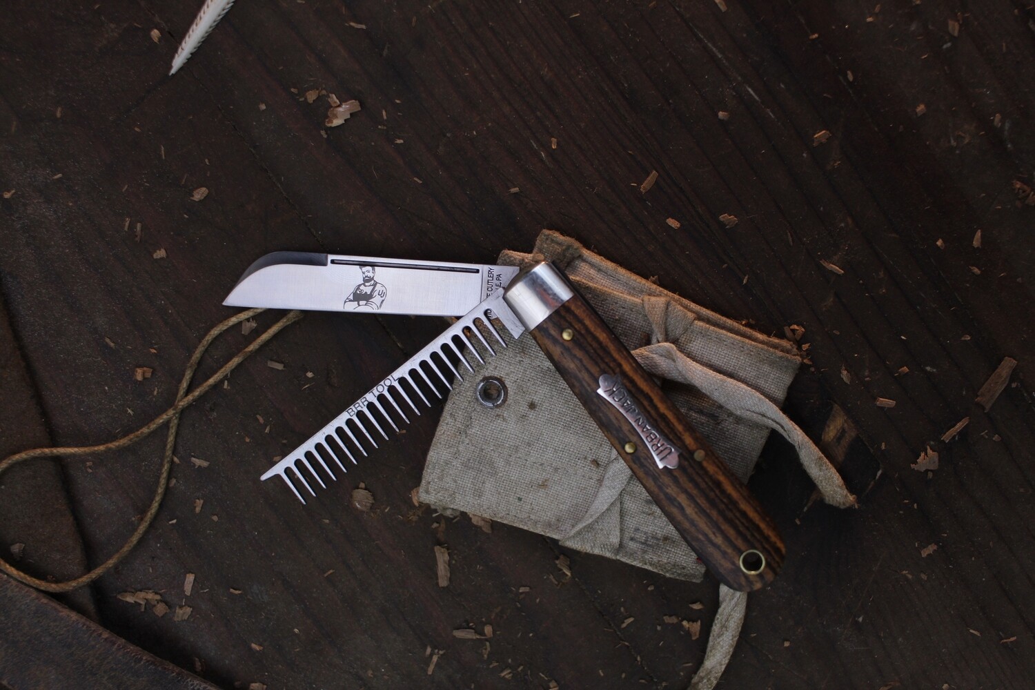 Great Eastern Cutlery Urban Jack / Mexican Bacote / Single Blade &amp; Comb ( Pre Owned )