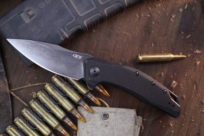Zero Tolerance 0357BW 3.25&quot; Assisted Opening Liner Lock Knife / Black G10 / Black Wash ( Pre Owned )