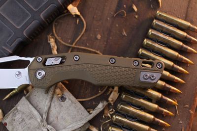 Microtech MSI 3.88" RAM-LOK Folder / Dark Earth Polymer / Stonewashed M390MK