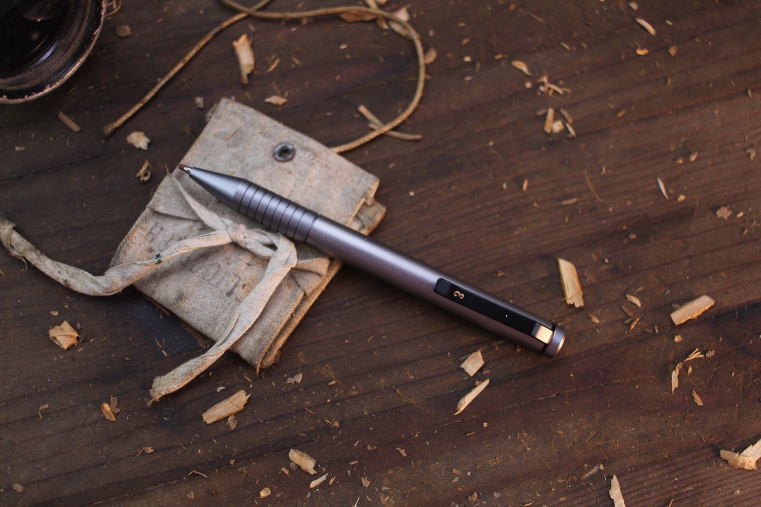 Everyman Grafton Mini Twist Pen / Gunmetal Aluminum
