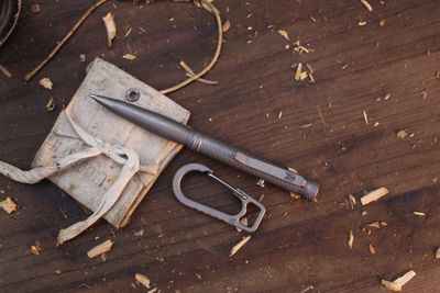 Bestechman Scribe Bronze Titanium Pen / Integral Glass Breaker