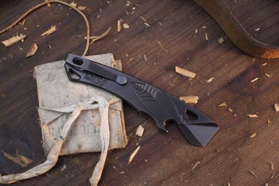 LynchNW Best Case Scenario V1.3 5&quot; Prybar / Black DLC 6AL-4V Titanium ( Pre Owned )