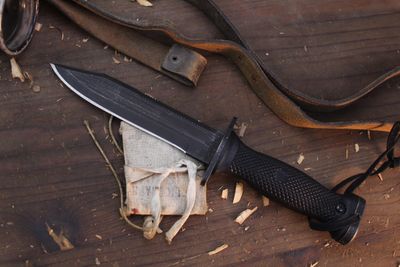 Ontario Knife Company MK3 MOD 0 6" Fixed Blade / Black Plastic / Black 440A ( Pre Owned )