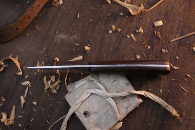 Highland Forge Bird &amp; Trout 2.5" Fixed Blade / Ironwood / Alaskan Forged Satin 1095