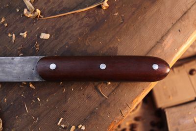 Highlands Forge Full Tang Hatchet / 14" Ironwood &amp; Steel / Forged 5160 High Carbon