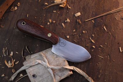 Highlands Forge 2.5&quot; Pocket Skinner / Lacewood / Satin Forged 1095