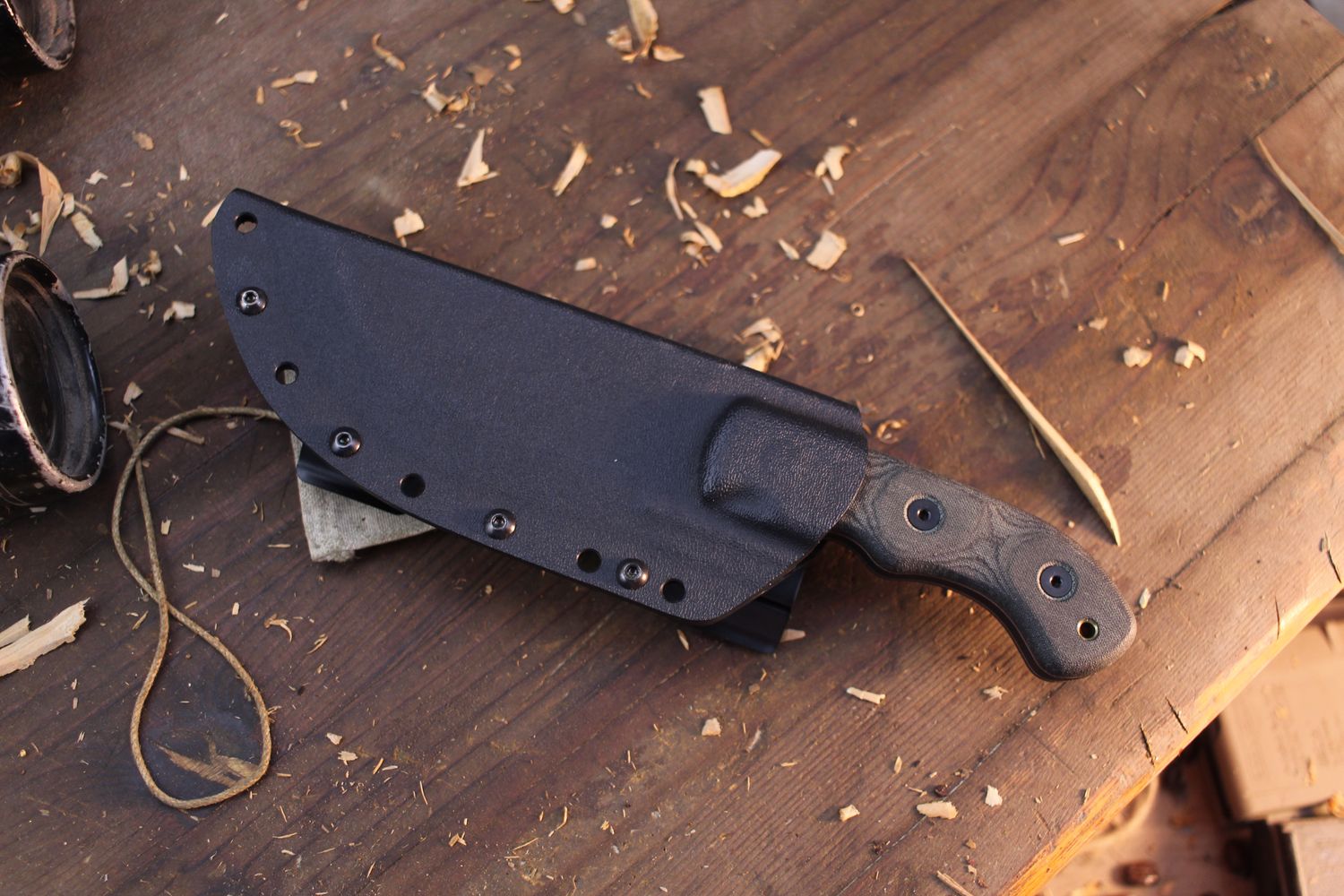 Tops Tom Brown Tracker 6&quot; Fixed Blade Knife / OD Micarta / Coyote 1095 ( Pre Ow