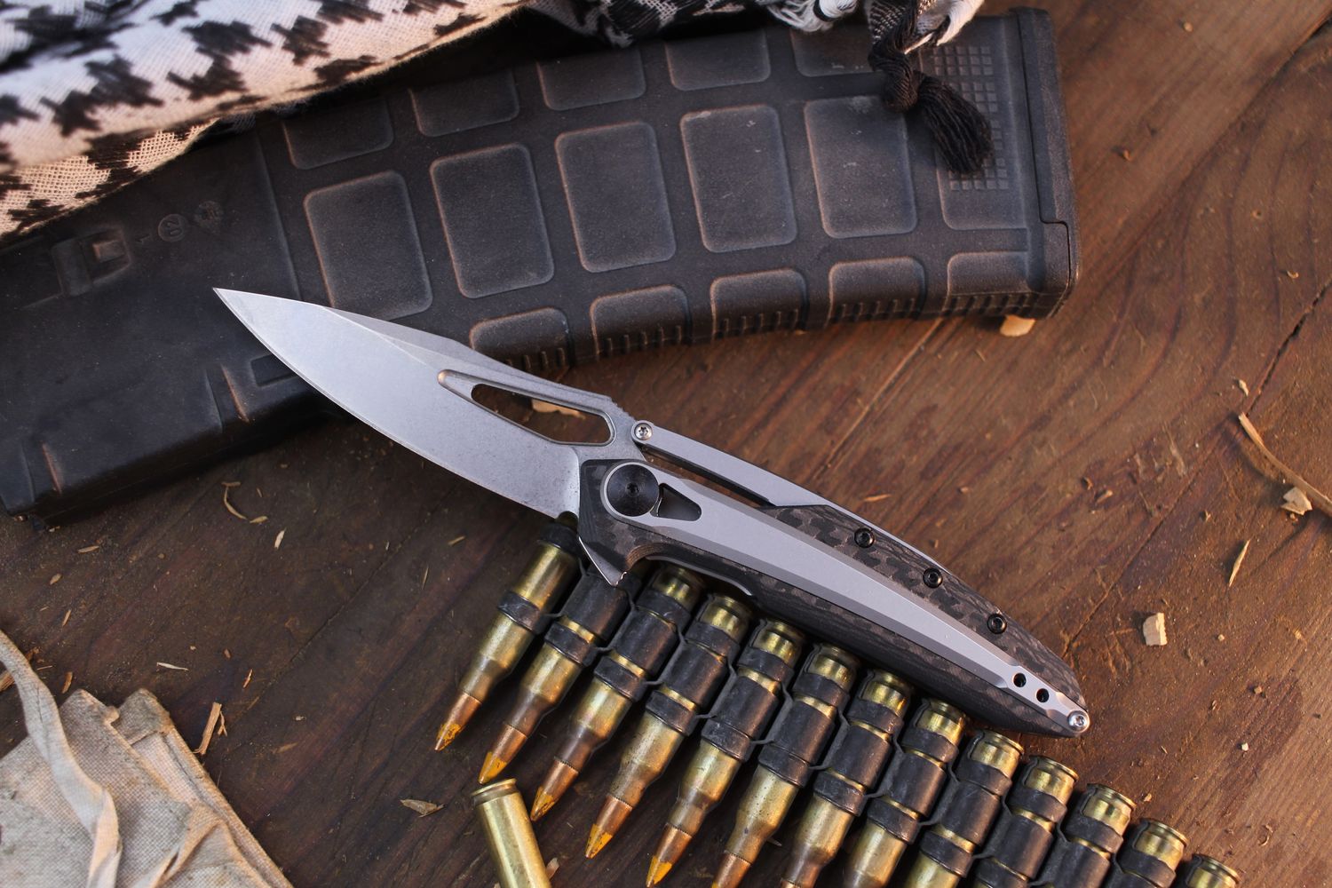Zero Tolerance 0990 3.25&quot; Folding Knife / Stainless Steel &amp; Carbon Fiber / Stonewashed 20CV ( Pre Owned )