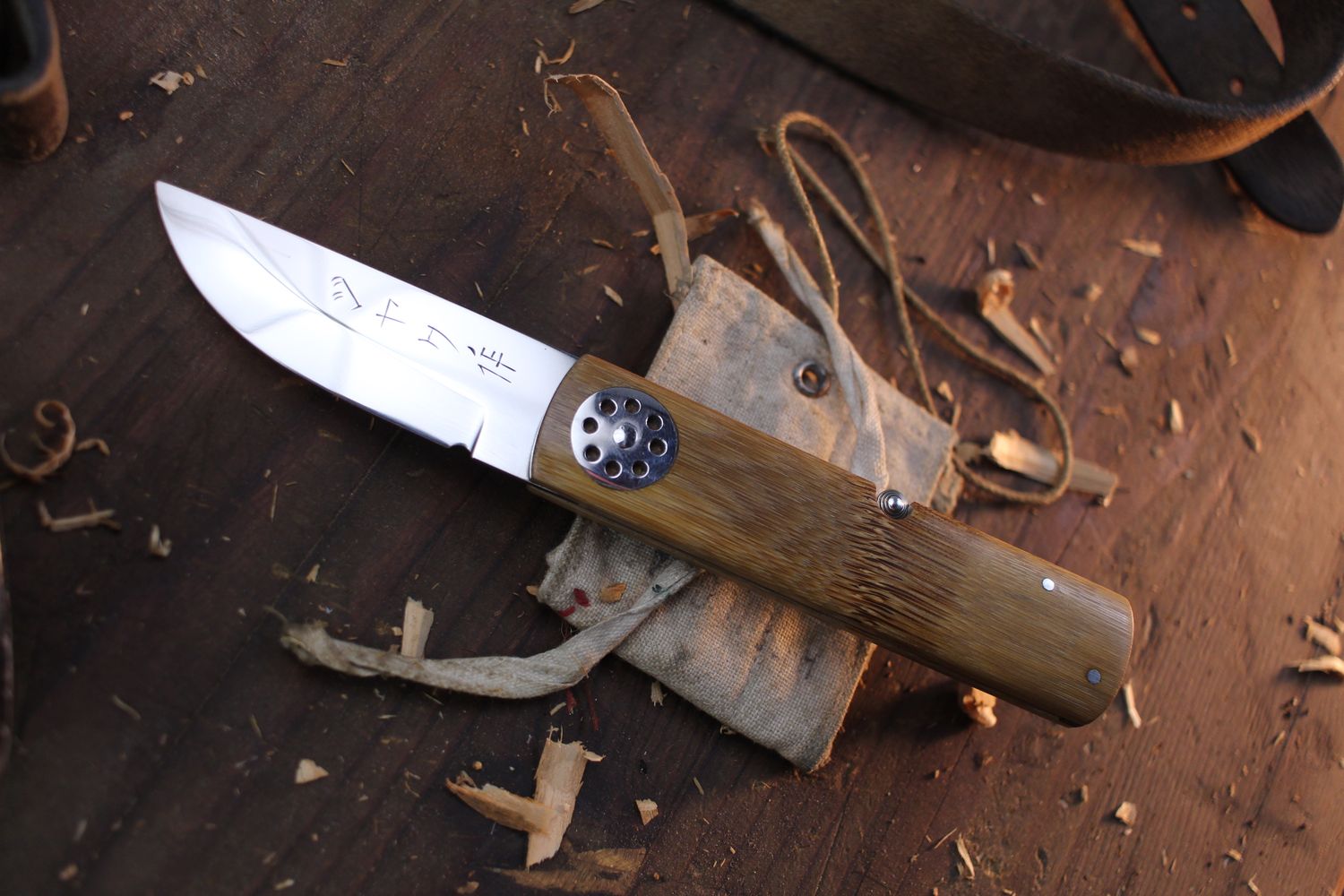 Citadel 3&quot; Friction Folder / Bamboo / Polished DNH7 ( Pre Owned )