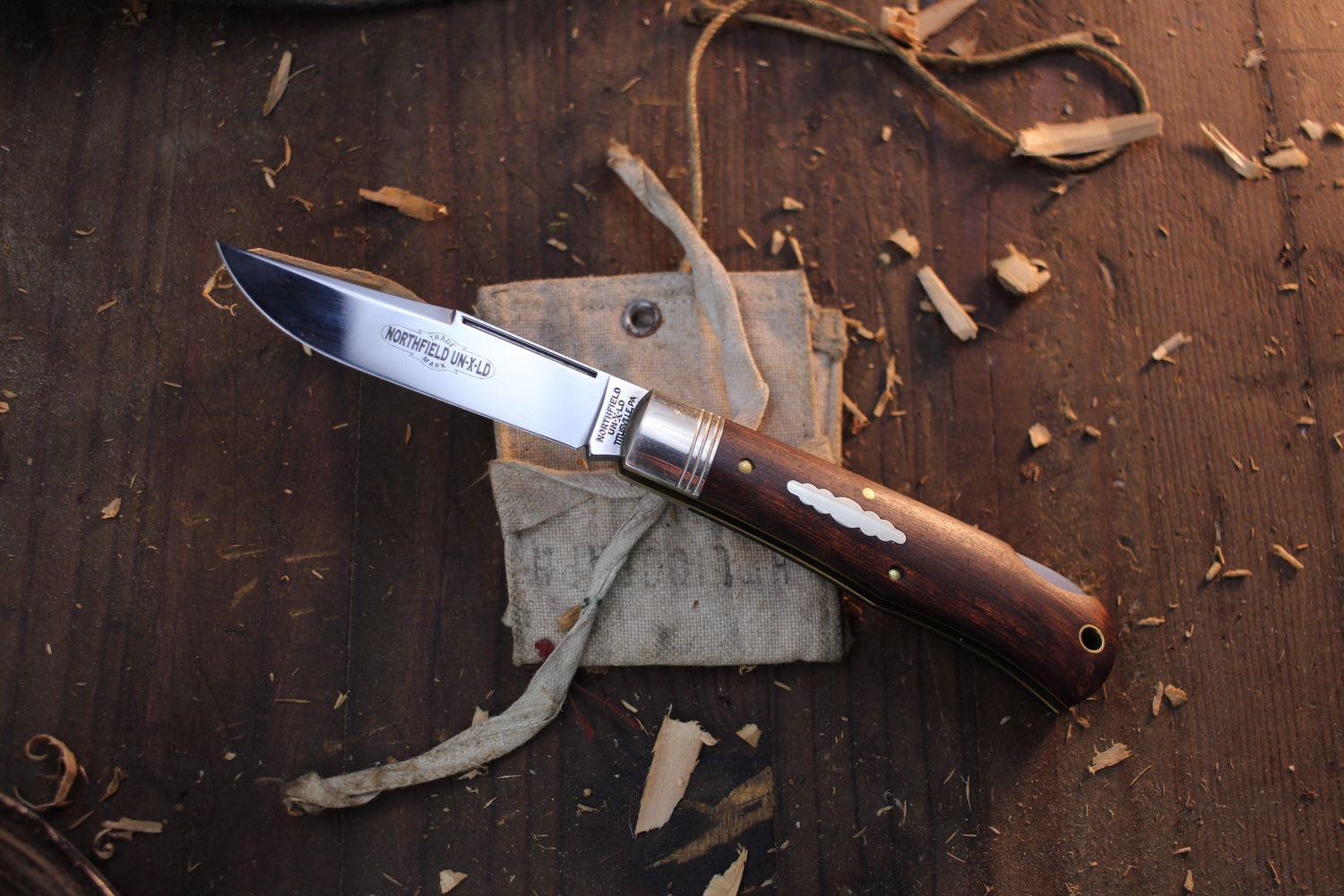 Great Eastern Cutlery #72 Tidioute Cutlery Cody Scout 3.75&quot; Lockback Folder / Che Chen Rosewood / Satin 1095 ( Pre Owned )