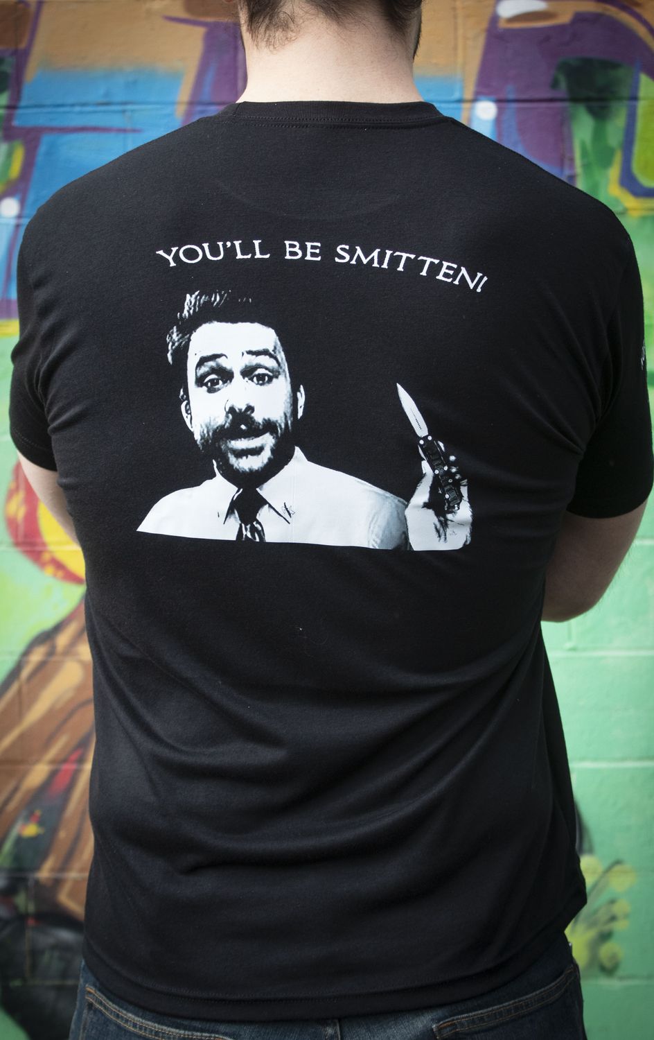 Northern Knives - You&#39;ll Be Smitten Medium Weight T-Shirt / Black